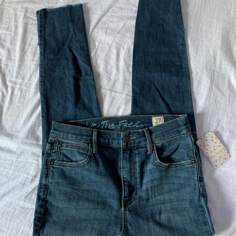 NWT FREE PEOPLE DESTROYED DENIM